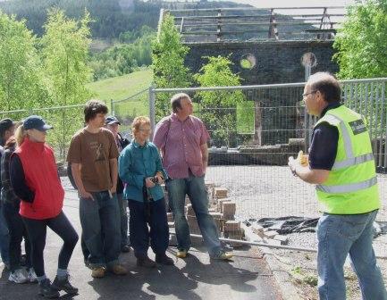 Hafod - group being briefed